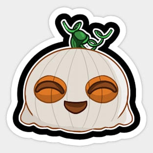 Ghostly Jack O Lantern Sticker